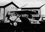The original (and only) Amsco monoplane outside the factory in Geelong.
